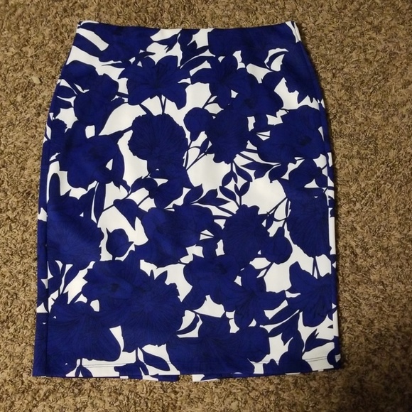 New York & Company Dresses & Skirts - {NYCC} Blue floral skirt
